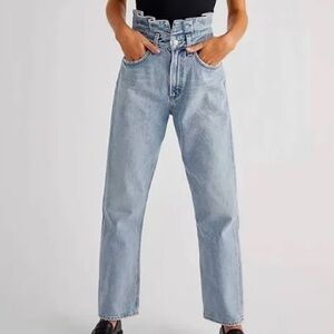 Agolde High Rise Light Blue Jeans